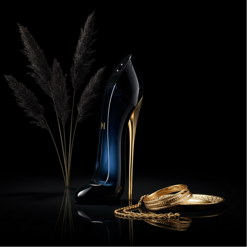 Good Girl с пампас трева и златни аксесоари